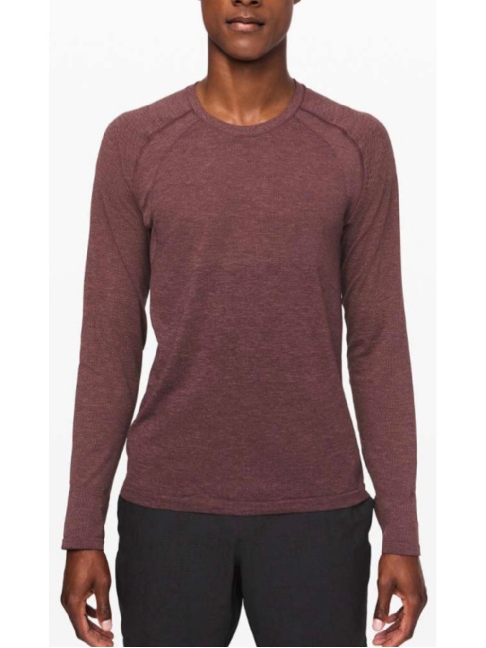 Lululemon Metal Vent Tech Long Sleeve 2.0 Red Dust / Arctic Plum Men's Medium